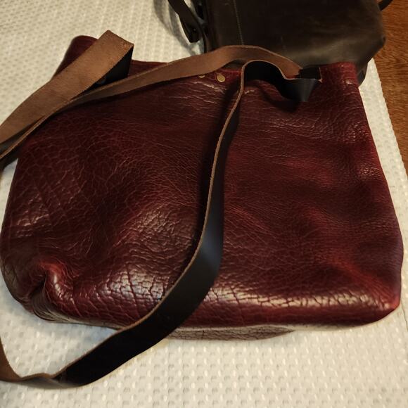 CHIC SPARROW XL GENUINE LEATHER TOTE BAG - Picture 2 of 10